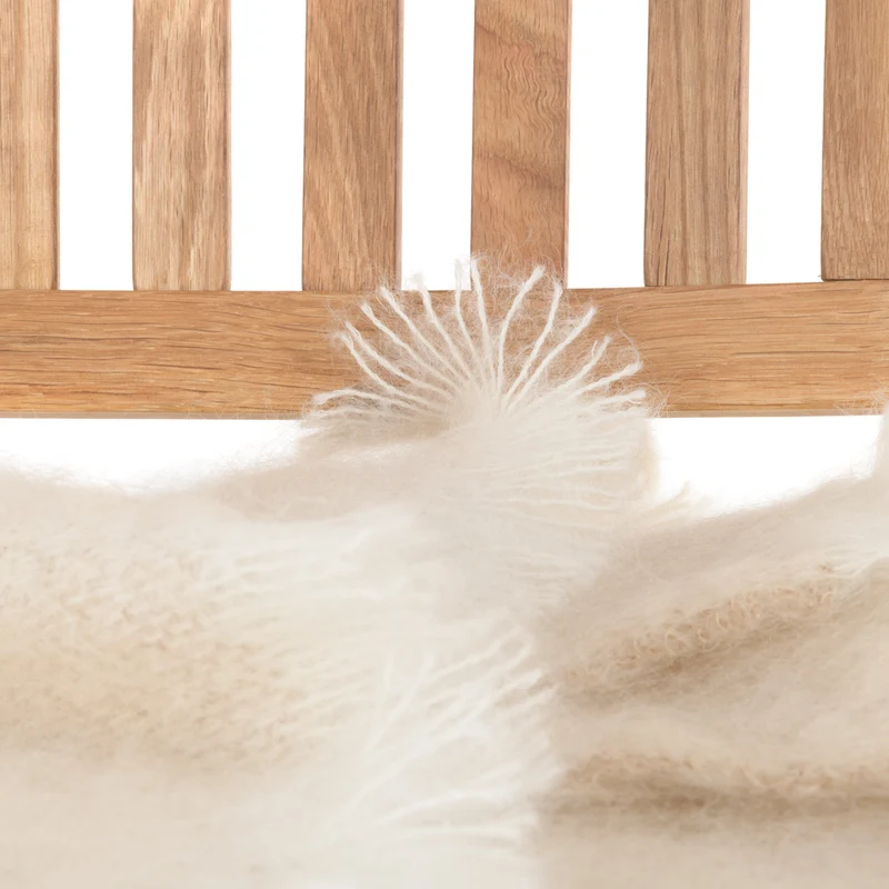 Kleine Mohairdecke "SINÉAD"