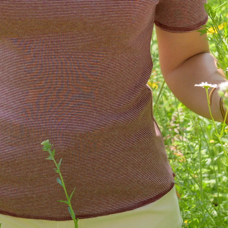 Kurzarmshirt aus 100% Bio-Baumwolle (kbA)