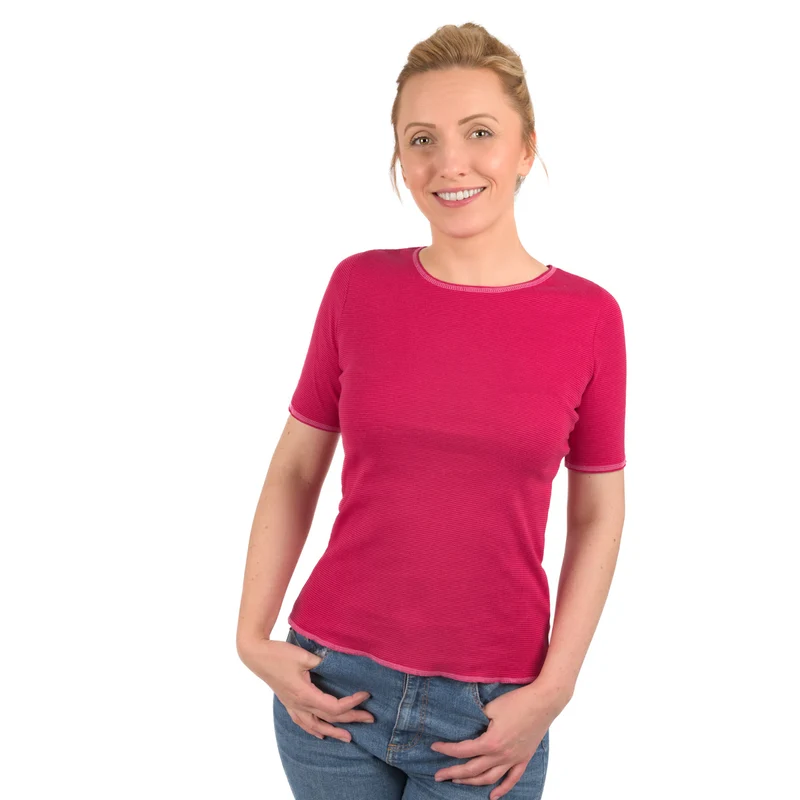 Kurzarmshirt aus 100% Bio-Baumwolle (kbA)
