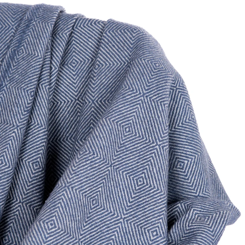 Weiche Merino-Wolldecke "DIAMANT"