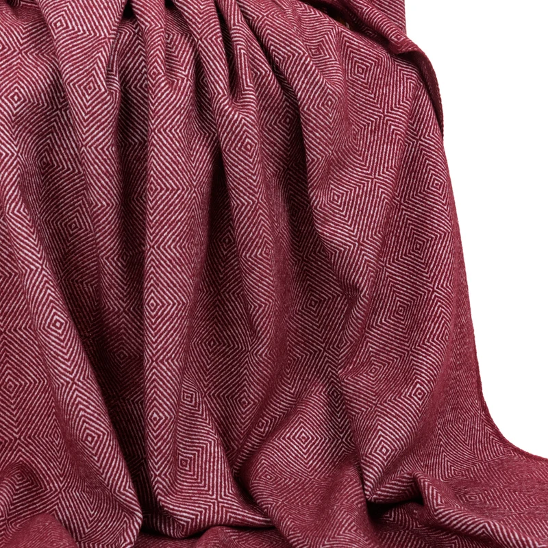 Weiche Merino-Wolldecke "DIAMANT"