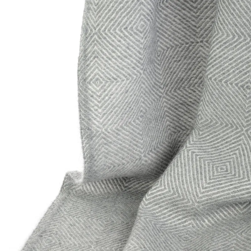 Weiche Merino-Wolldecke "DIAMANT"