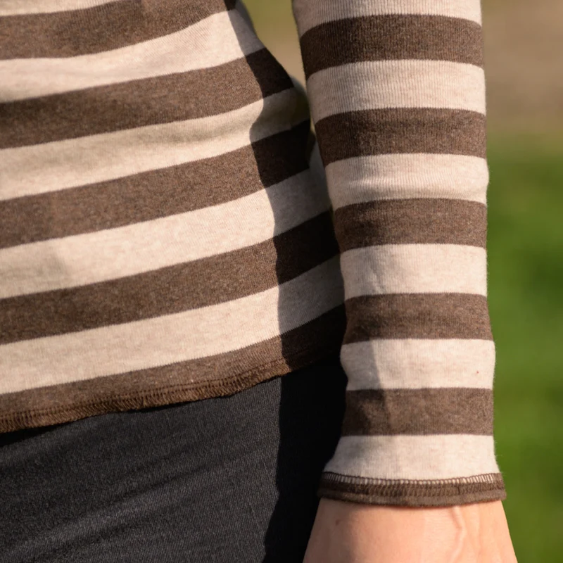 Streifen-Shirt aus 100% Bio-Baumwolle