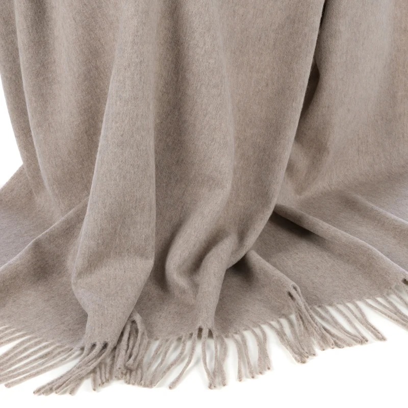Feines Lammwollplaid mit Kaschmir "MODENA"
