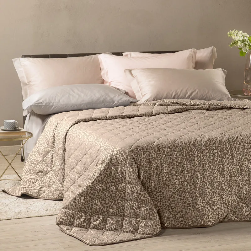 Copriletto Primaverile interni in Raso Jacquard 80 gr/mq