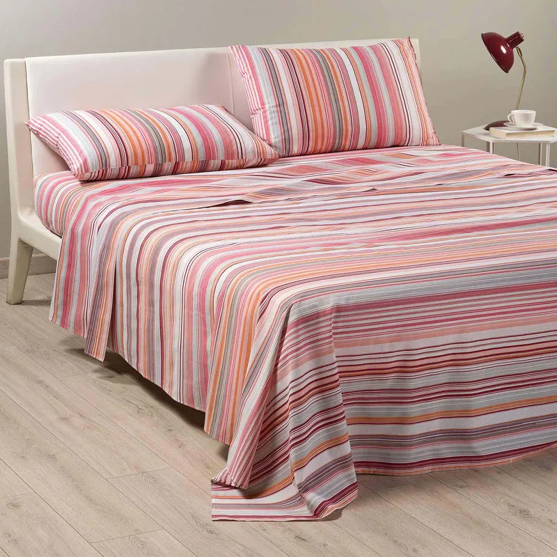 Completo Lenzuola Copriletto linear Moderno in Cotone