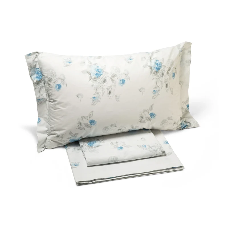 Completo Lenzuola in Percalle Floreale Dreaming Floreale