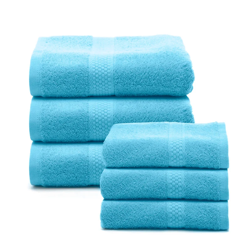 Set asciugamani in spugna Viso e ospite in Cotone 450 gr/mq