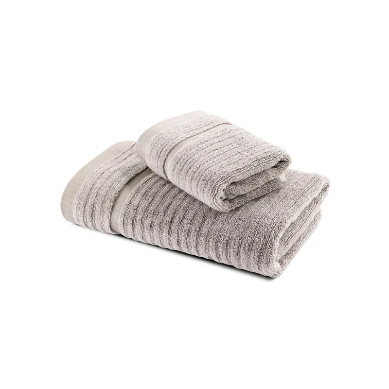 Asciugamano con Ospite stripe in Cotone 470 gr/mq